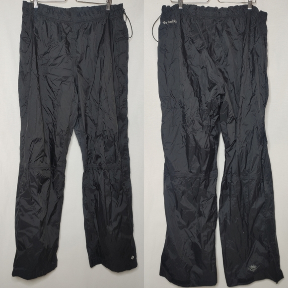COLUMBIA Vertical Victory Pants WATERPROOF MOTORCYCLE  SNOW Black SIZE‎ XXL 32L - Picture 1 of 14